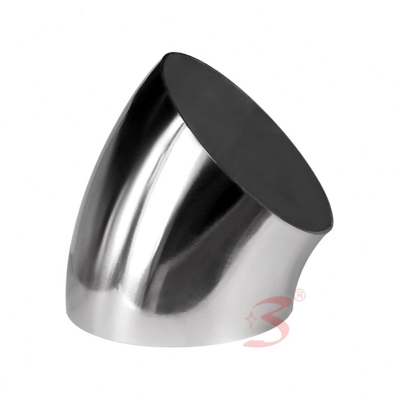 甄选304材质不锈钢管件口径102～133弯头45度装饰焊接不锈钢弯头