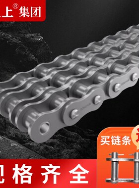 东华自强链条08B 10A 12A 16A 20A 24A 28A32A工业传动单双滚子链