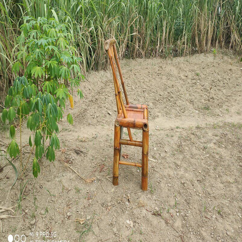 竹椅子靠背椅竹编午休纯手工编织老式家用竹椅坐没坐相椅其它椅子