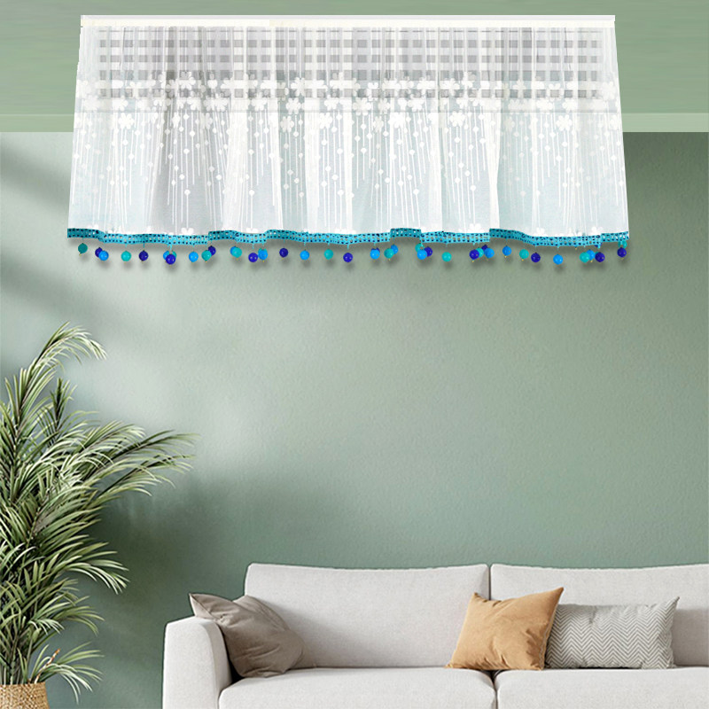 空调导风帘出风口挡风帘侧面隔冷气夏季防直吹中央空调柔风帘纱帘