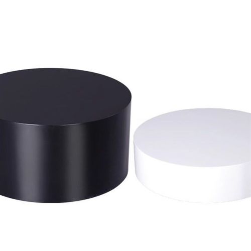 定制木质烤漆地台黑色展台展示台模特直播站台展览展会道具展示柜