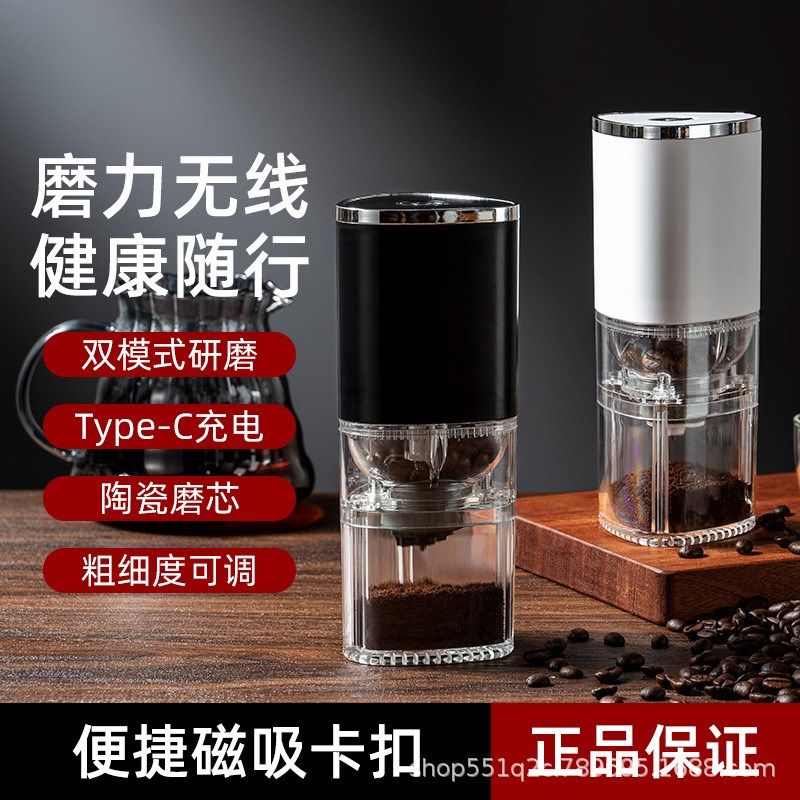 便捷商用家用意式电动咖啡机半自动磨豆机咖啡泵压式商业用美式机