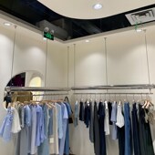 凯尼诗不锈钢服装 店陈列道具 架上墙挂衣架婚纱礼服展示架男女装