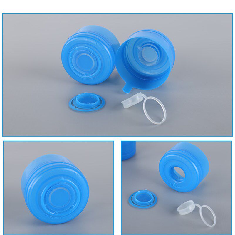 桶装水聪明盖子PC纯净水压平口桶盖18.9升重复使用饮水机桶盖加厚