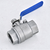 重型加厚耐高压高温阀门4分6分 25P两片式 304 316L不锈钢球阀Q11F