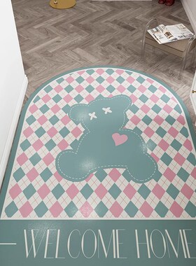 皮革地垫端进门口门外免洗擦门垫入户玄关防滑耐磨地毯