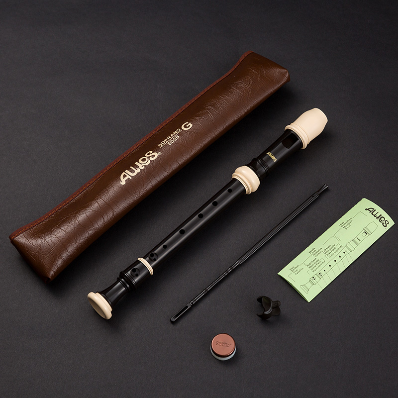 AULOS爱乐斯八孔高音巴洛克英式503B-E学生8孔德式502B-G竖笛