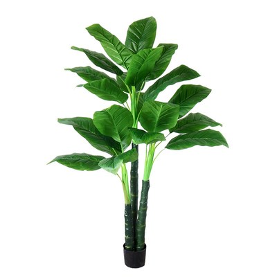 假树芭蕉叶散尾葵白马王子仿真树室内大型盆景装饰落地植物摆件
