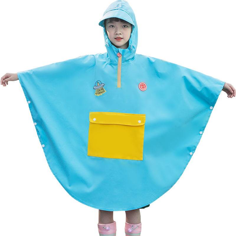 儿童雨衣斗篷式女童男童夏季日小孩小童雨披