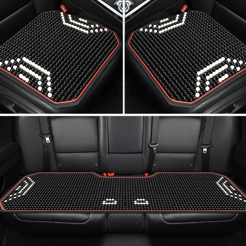 汽车坐垫木珠夏天珠子座垫单片后排夏季车载座椅垫子车座凉垫通用