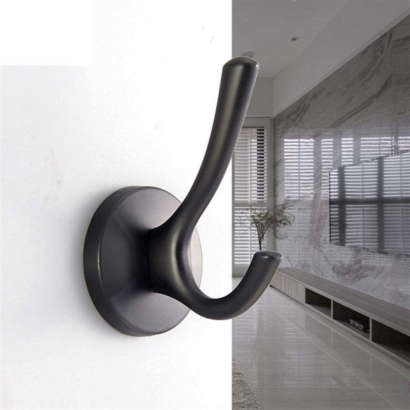 免打孔挂衣钩单个鞋柜挂钩壁挂墙壁粘贴门后进门试衣间挂衣架