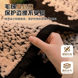 霏淘新款秋冬沙发垫盖布高级感皮沙发坐垫子固定防滑毛绒罩