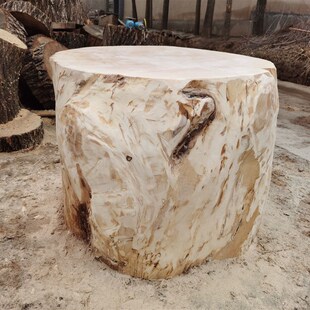 树桩异形柳木墩子实木茶桌艺术木架底座风化木裂缝茶几