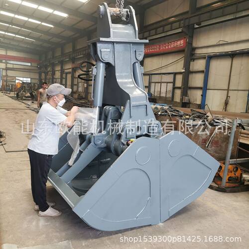 改装贝型掘机液压贝型旋转抓沙斗抓斗贝壳双开旋转抓斗工程中国