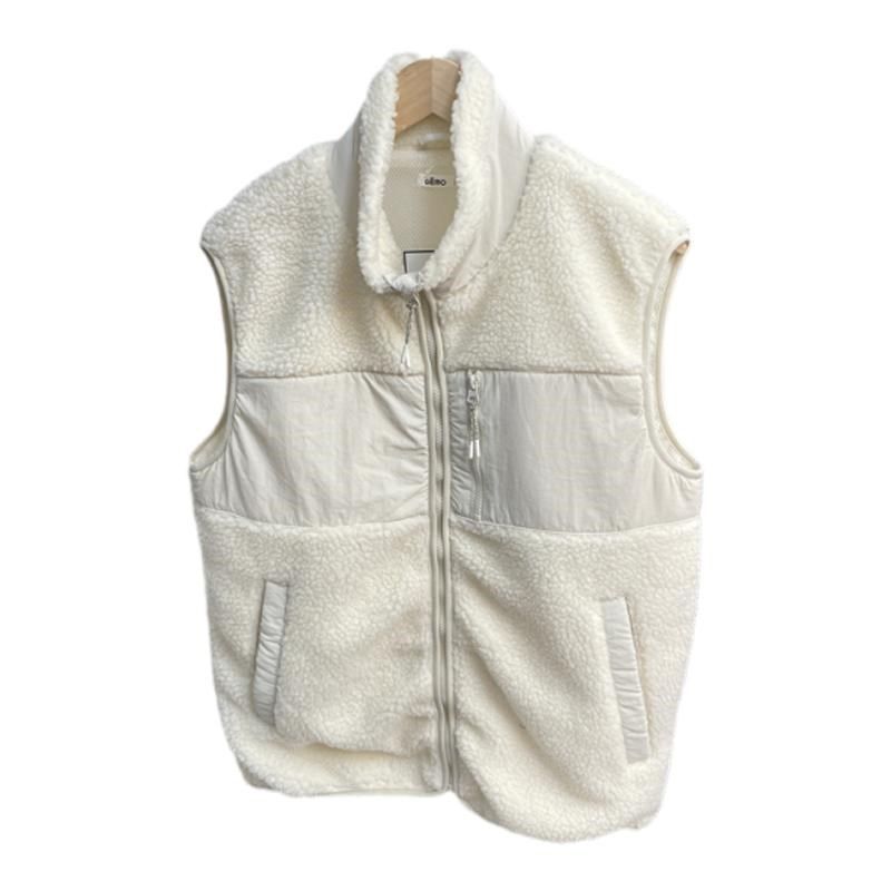 多国尾单 轻量户外羊羔绒保暖立领马甲 秋冬男女情侣休闲背心外套,男装,常规马甲,淘宝优惠券,粉丝福利购,淘宝优惠卷