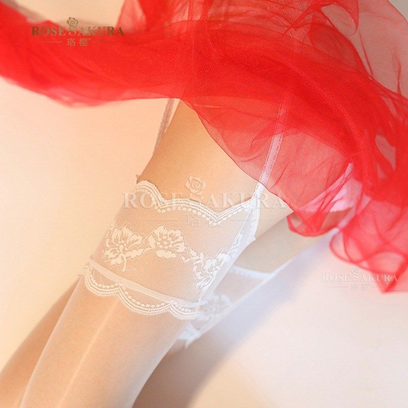 珞樱极光系列透纱蕾丝吊带一体款超薄丝袜性感丝滑油光薄款长筒袜,女士内衣/男士内衣/家居服,连裤袜/打底袜,淘宝优惠券,粉丝福利购,淘宝优惠卷