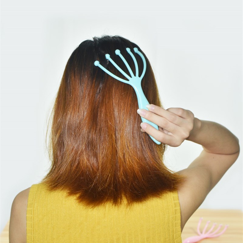 头部按摩爪 头部按摩器五爪头皮按摩器爪抓头神器按头抓器八爪鱼