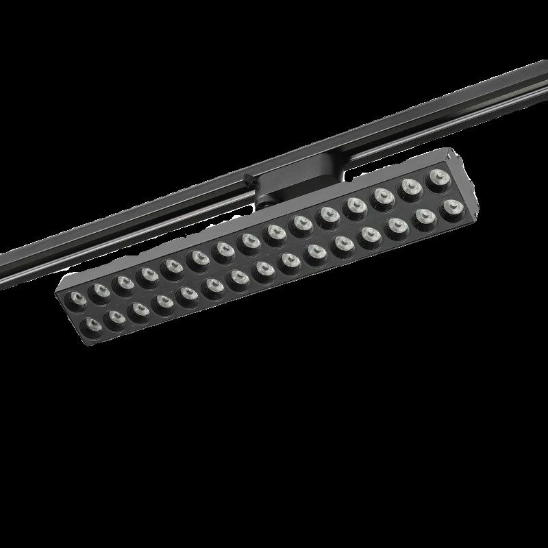 轨道射灯led店铺商用超市展厅餐厅服装店长条聚光灯导轨式格栅灯,家装灯饰光源,明装射灯,淘宝优惠券,粉丝福利购,淘宝优惠卷