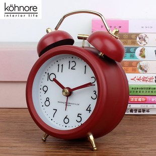 懒人闹铃起床神器创意闹钟学生女孩用静音强力叫醒儿童摆台式时钟