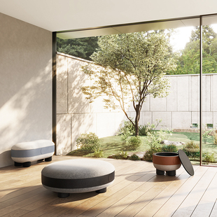 森川家具矮凳网红沙发凳衣帽间客厅家用书吧办公室换鞋 凳脚踏脚凳