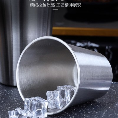 水杯家用酒杯随手杯餐厅防摔饮料杯简约啤酒杯子酒吧商用调酒杯