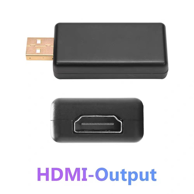 安卓导航主机配件 USB转HDMI 高清视频接口盒子CVBS 鼎威方案适用