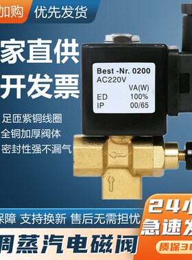 可调蒸汽电磁阀TJF-08 2分接口 烫台熨斗蒸汽控制阀 AC220V DC24V