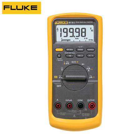 福禄克官方旗舰店Fluke87V/C工业真有效值全自动多功能数字万用表