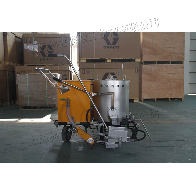 小型手推式热熔划线机  马路热熔划线一体机  路面不干胶标线机