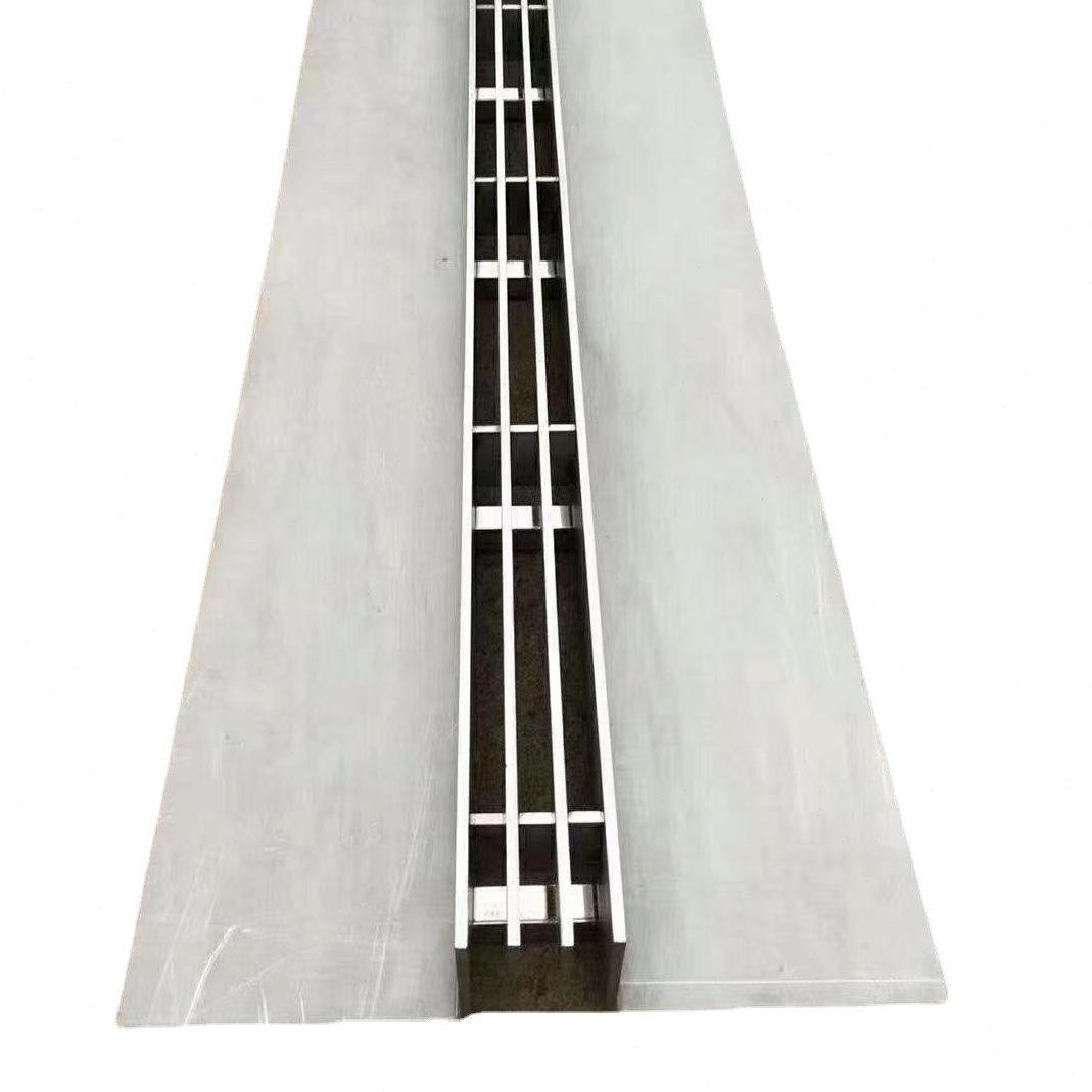 线性排水沟 304不锈钢下水道盖板 缝隙式成品排水沟U型槽格栅盖板