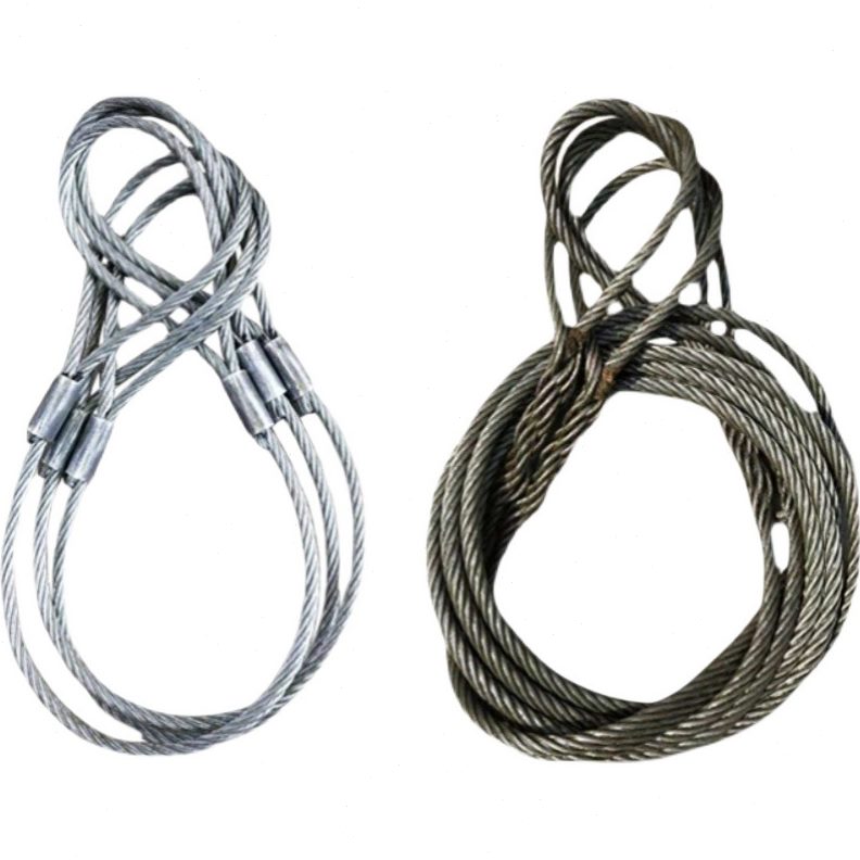插编钢丝绳子吊编织编头起重吊车吊装双扣吊索具手工编制油丝绳子