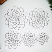 金属不锈钢插花辅助器多款 多色铁丝插花固定神器工艺品园艺造型铁