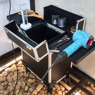 美容发型师专用美发工具箱理发剪发拉杆网红外出移动收纳盒大容量