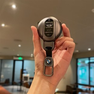 适用宝马mini钥匙套countryman cooper钥匙包f54f55f56F60壳扣女
