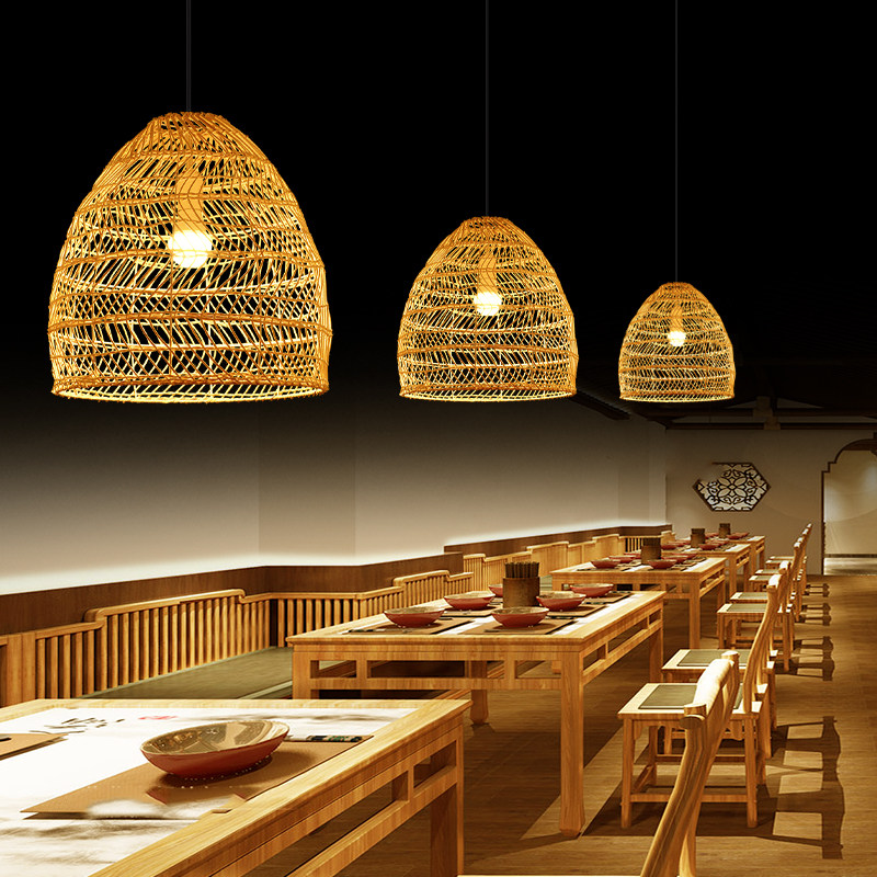 日式侘寂风灯笼吊灯创意个性藤编餐桌灯茶室客栈民宿客厅藤艺灯具,家装灯饰光源,酒店/宴会厅/餐饮吊灯,淘宝优惠券,粉丝福利购,淘宝优惠卷
