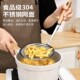 漏勺细网304不锈钢打沫勺家用厨房豆浆超细过滤网筛火锅撇油隔油