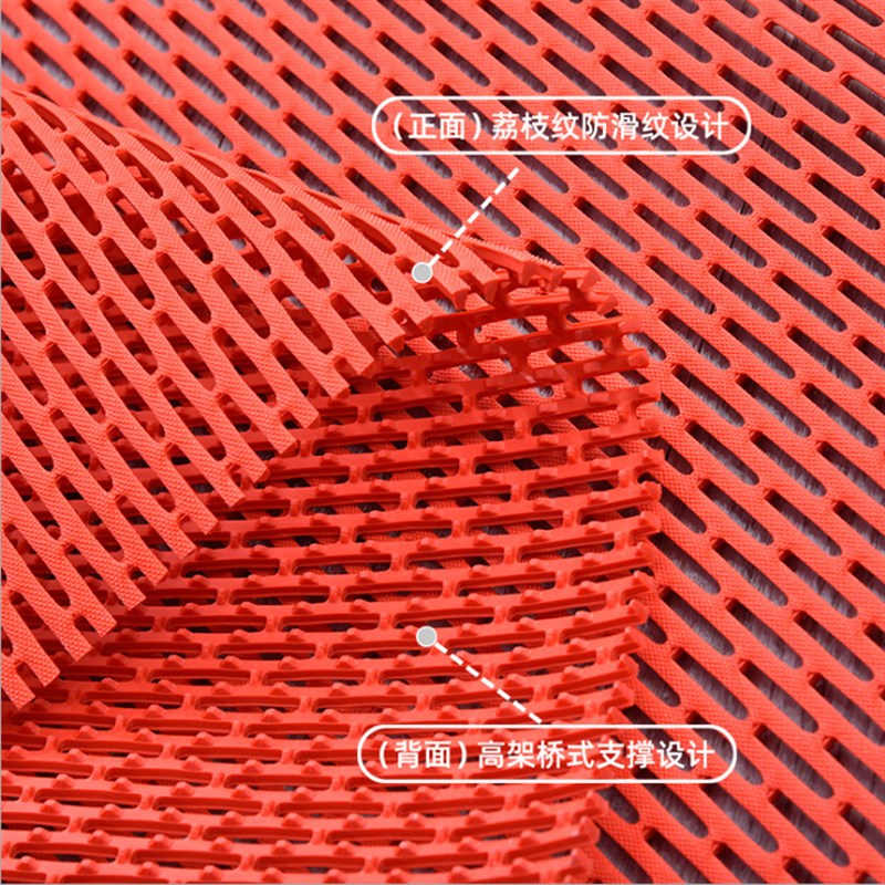 浴室镂空地垫加厚塑料PVC地毯厕所卫生间厨房洗手间防水防滑脚垫