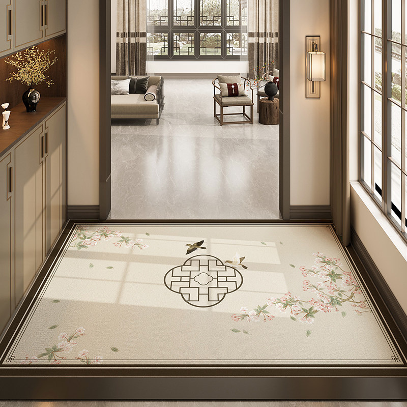 中式入户门地垫大面积全铺换鞋门内地垫进门口耐脏防滑地毯可定制,居家布艺,入户地垫,淘宝优惠券,粉丝福利购,淘宝优惠卷