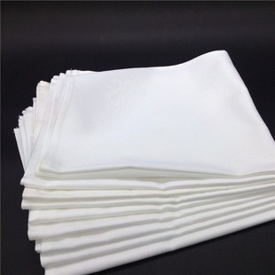 纯白色全棉口布 酒店西餐厅纯棉餐巾布折花口布打杯擦杯布不掉毛