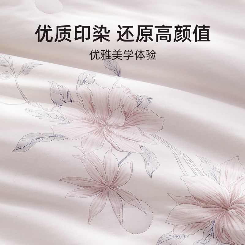梦兰全棉大豆纤维被芯春秋冬被双人学生宿舍四季被子夏凉被空调被