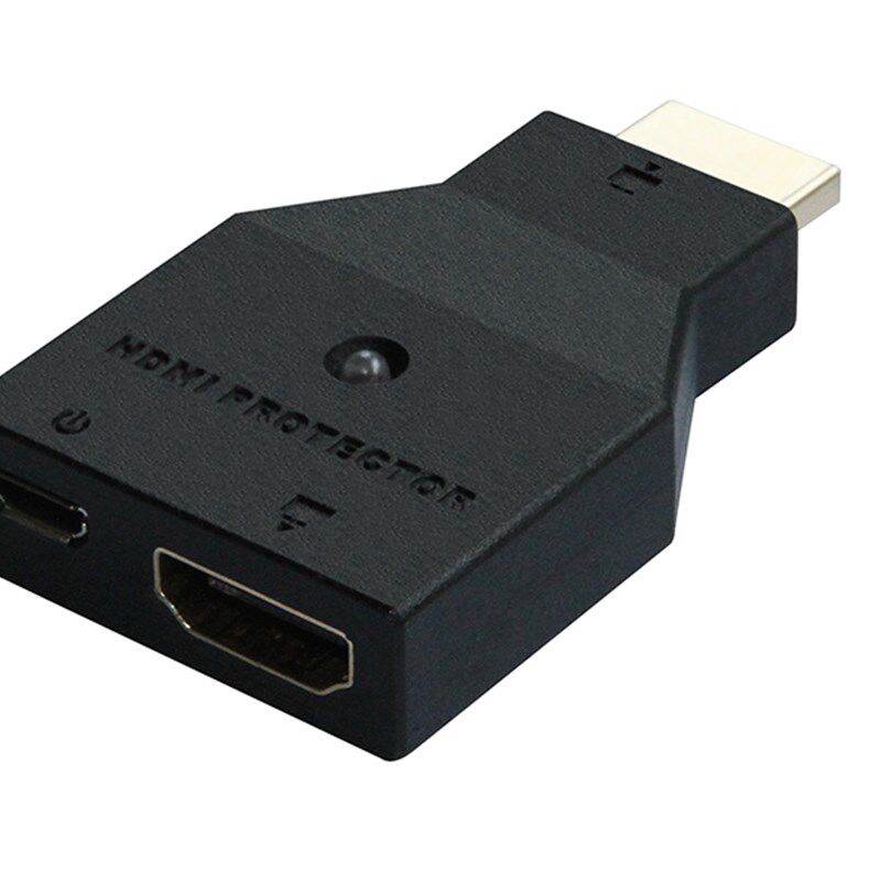 工业高清HDMIESD电涌保护器增压器HDMI设备供电防雷电涌浪涌头