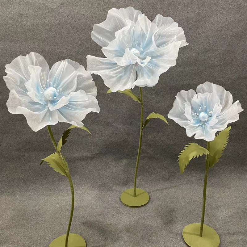 加密路引手工成品纸花丝网真丝纱花橱窗装饰拍摄道具婚庆婚礼布置