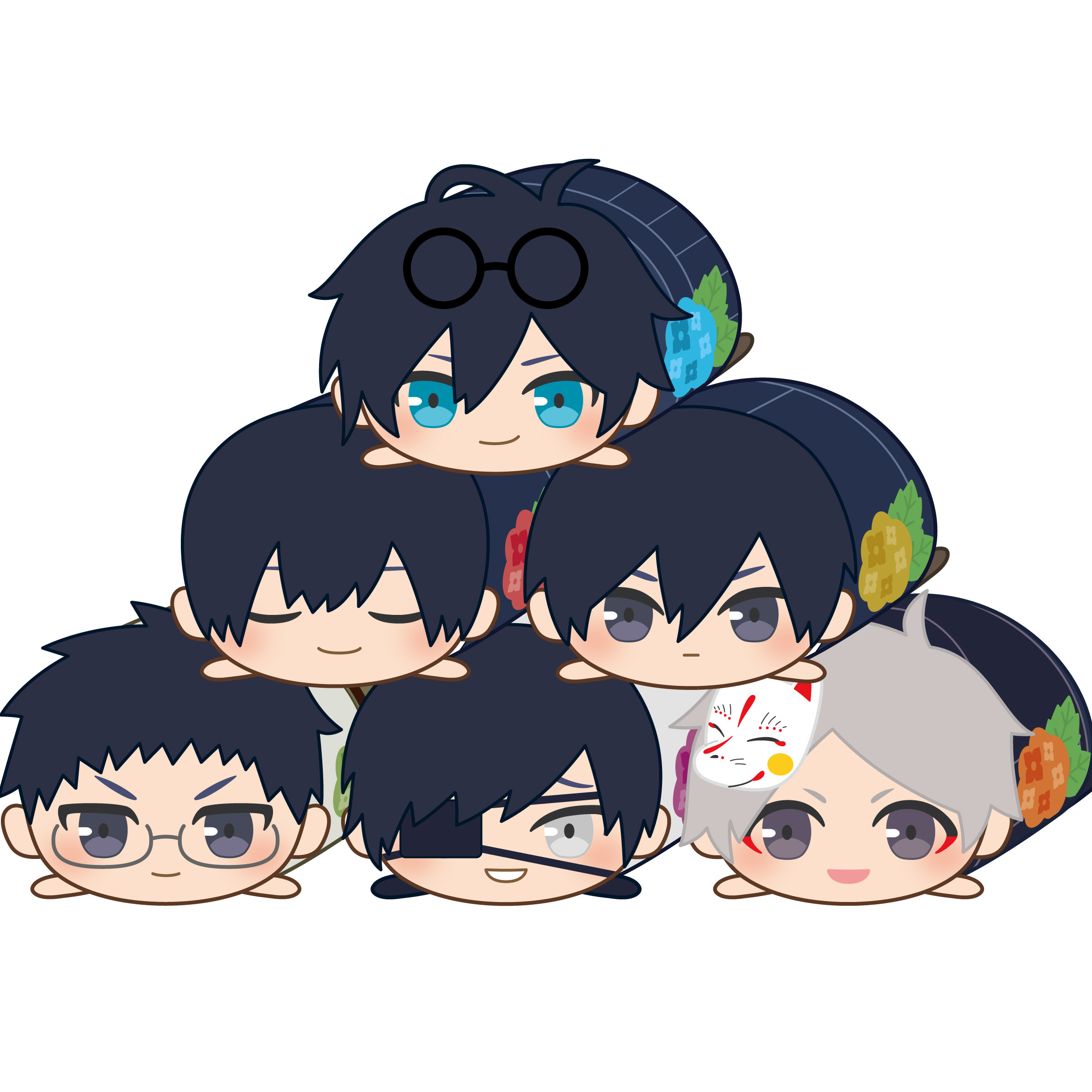 谷皮预售  古书店街的桥姬 Q版趴趴毛绒玩偶 W02609 周边图片