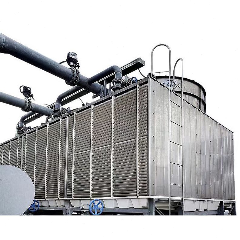 方形冷却塔玻璃钢循环水工业专用300吨250吨注塑机凉水塔横流开式