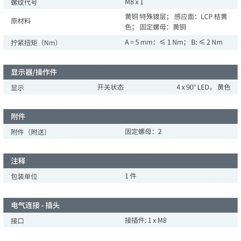 甄选ifm易福门 电感式接近开关 IE5338