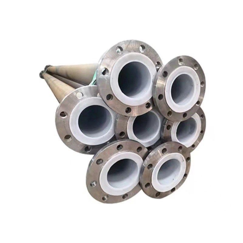 衬塑钢管 内衬聚丙烯法兰直管 PE PP PO 内衬塑弯头三通预制管件