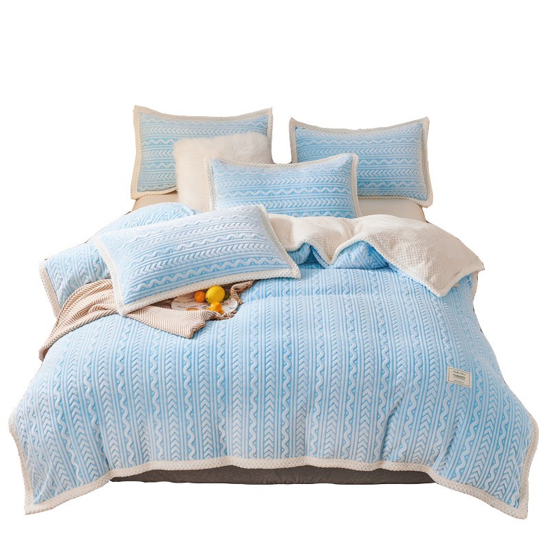 冬季加厚珊瑚毛毯被子春秋床用单双人法兰绒毯学生宿舍小毯子