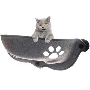猫咪吊床窝窗台h挂窝 猫床宠物用 吸盘猫窝猫阳台晒太阳吊床 挂式