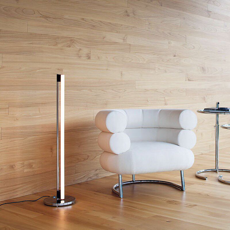 居尚灯饰客厅沙发落地灯现代简约书房卧室床头LED护眼长条金属灯