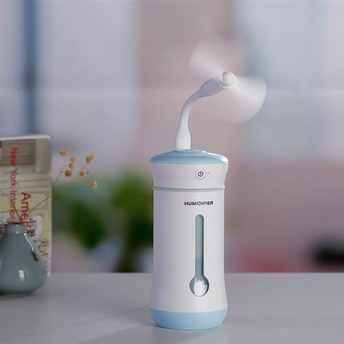 x2加湿器三合一USB办公桌面超声波带夜灯净化空气迷你轻音加湿器